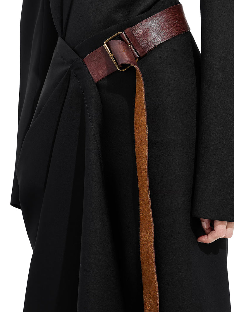 GRAIN DE POUDRE WOOL SKIRT