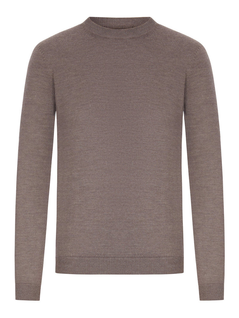 CREW NECK SWEATER IN FINE KNIT