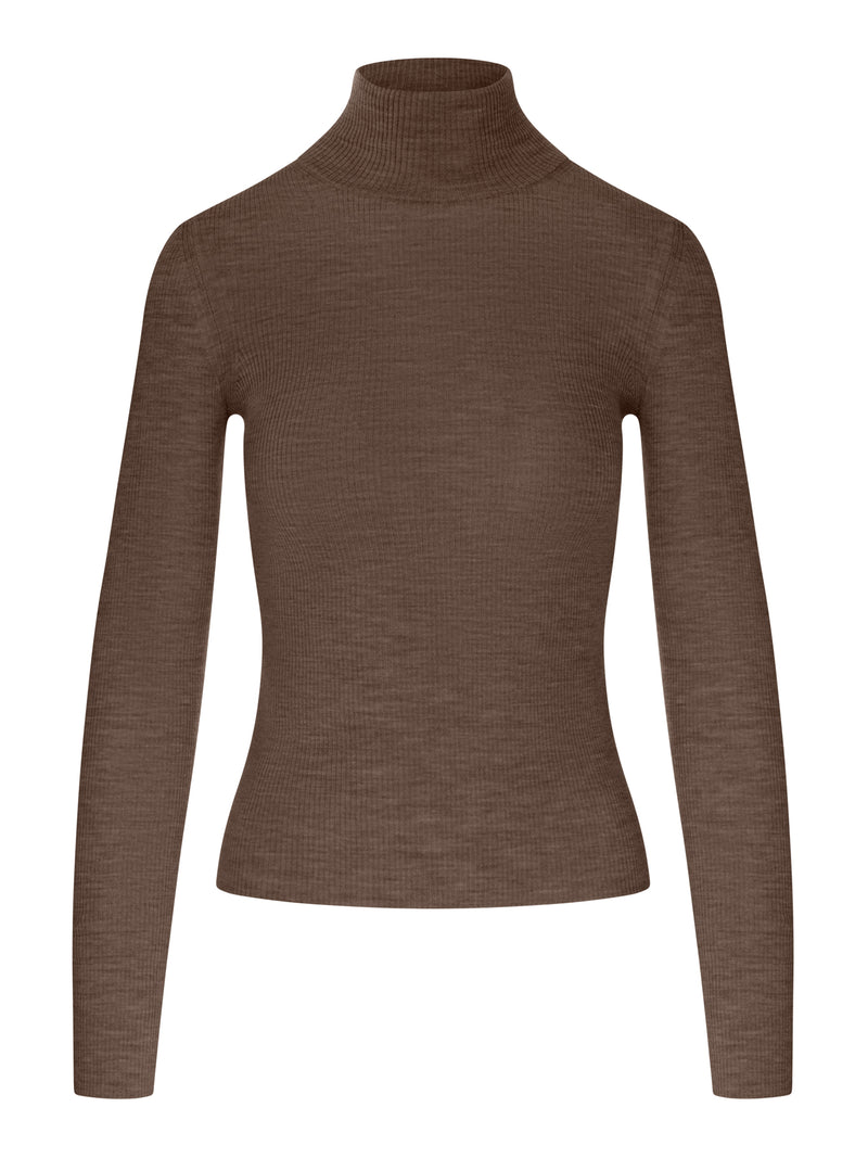 WOOL-BLEND TURTLENECK