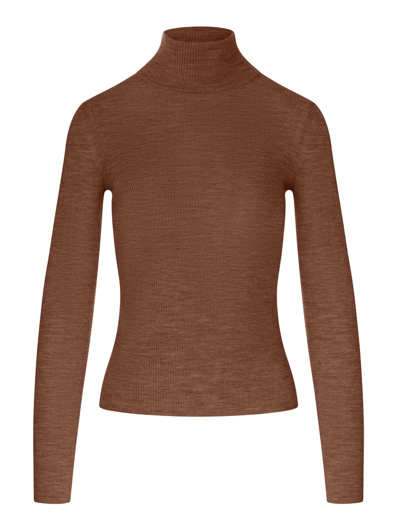 WOOL-BLEND TURTLENECK
