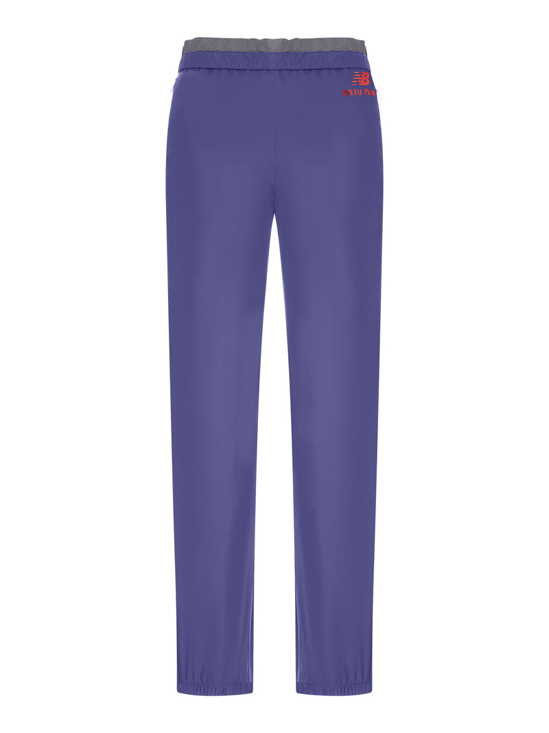 NEW BALANCE X MIU MIU TECHNICAL POPLIN TROUSERS FEATURING COCO GAUFF
