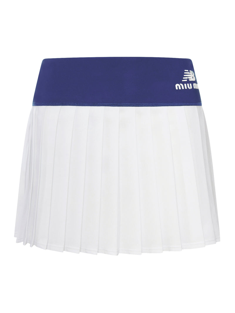 NEW BALANCE X MIU MIU PLEATED TENNIS SKIRT FEATURING COCO GAUFF