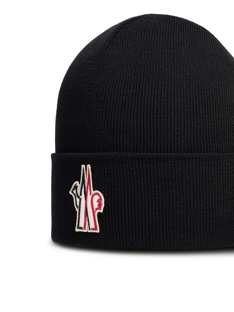 LOGO-EMBROIDERED WOOL BEANIE