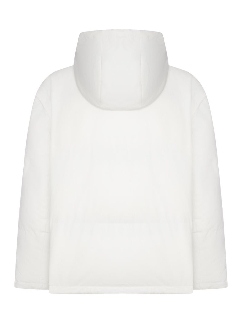 REVERSIBLE PADDED BOMBER JACKET WITH HOOD
