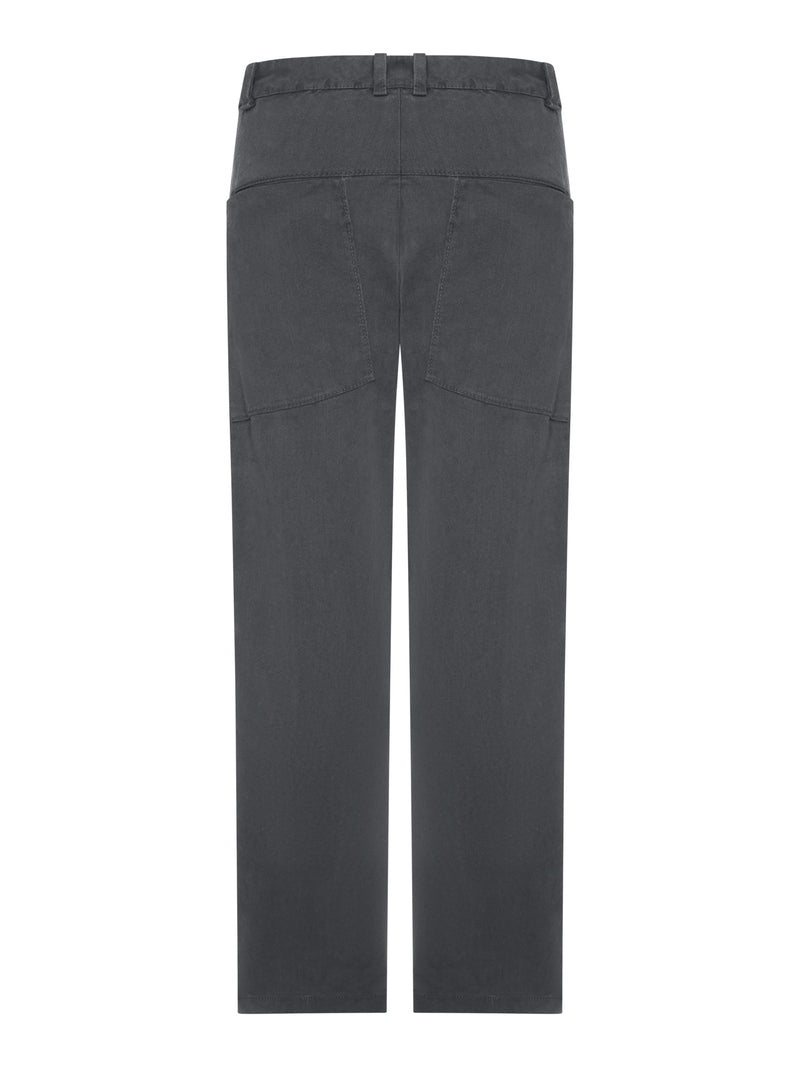 STRAIGHT-FIT TROUSERS