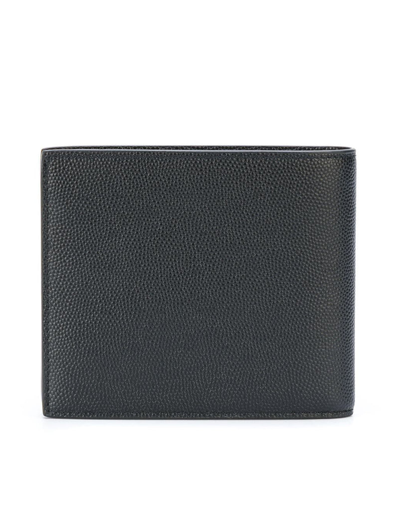 SAINT LAURENT PARIS EAST/WEST TEXTURED LEATHER WALLET