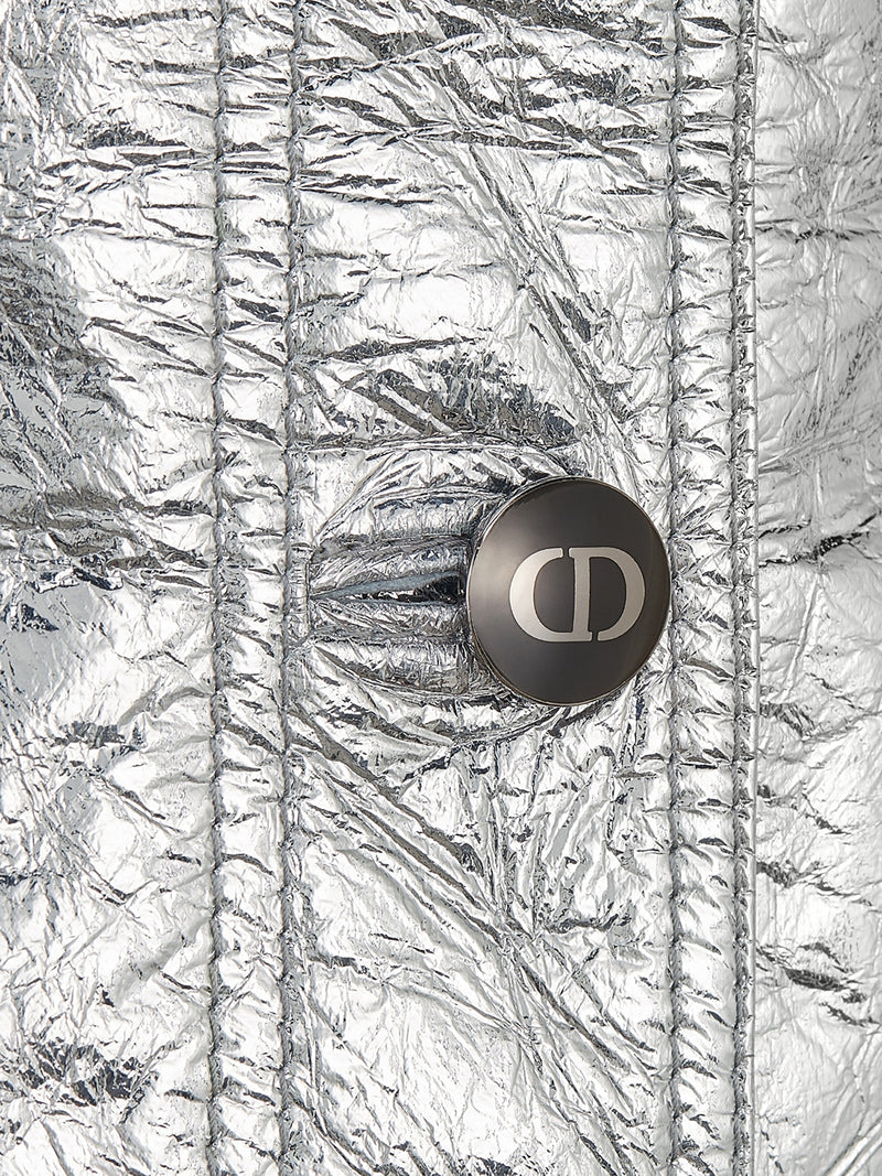 metallic MINISKIRT
