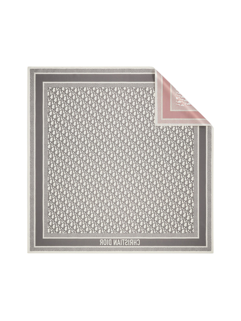 DIORTWIN DIOR OBLIQUE SQUARE FOULARD