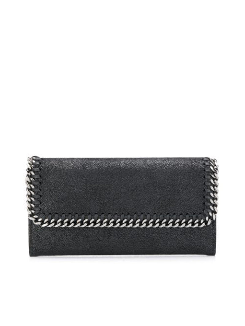 CONTINENTAL WALLET WITH FALABELLA FLAP