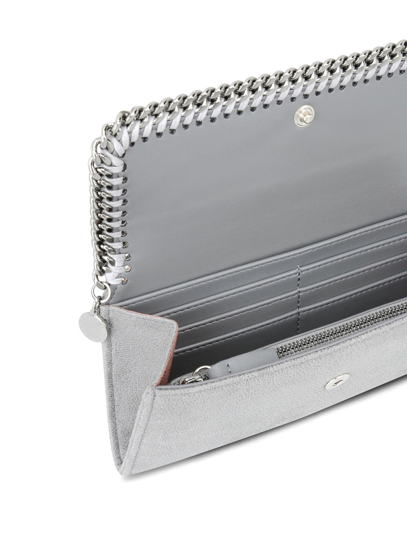 CONTINENTAL WALLET WITH FALABELLA FLAP