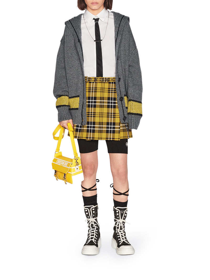 PLEATED MINISKIRT WITH BELT