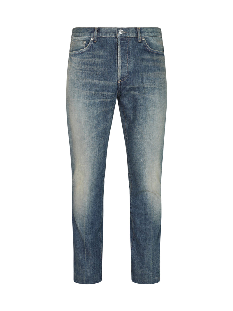 JEANS SLIM PATCH LOGO