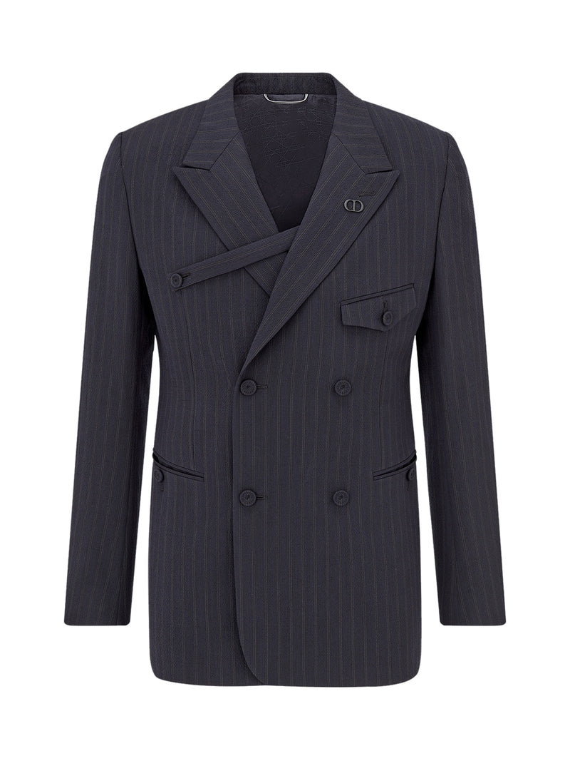 DOUBLE-BREASTED JACKET WITH BUTTONS