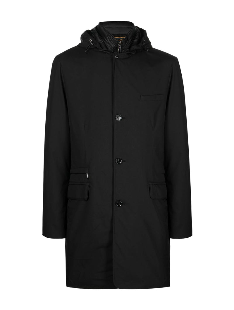REDON-SKT COAT WITH HOOD AND BUTTONS