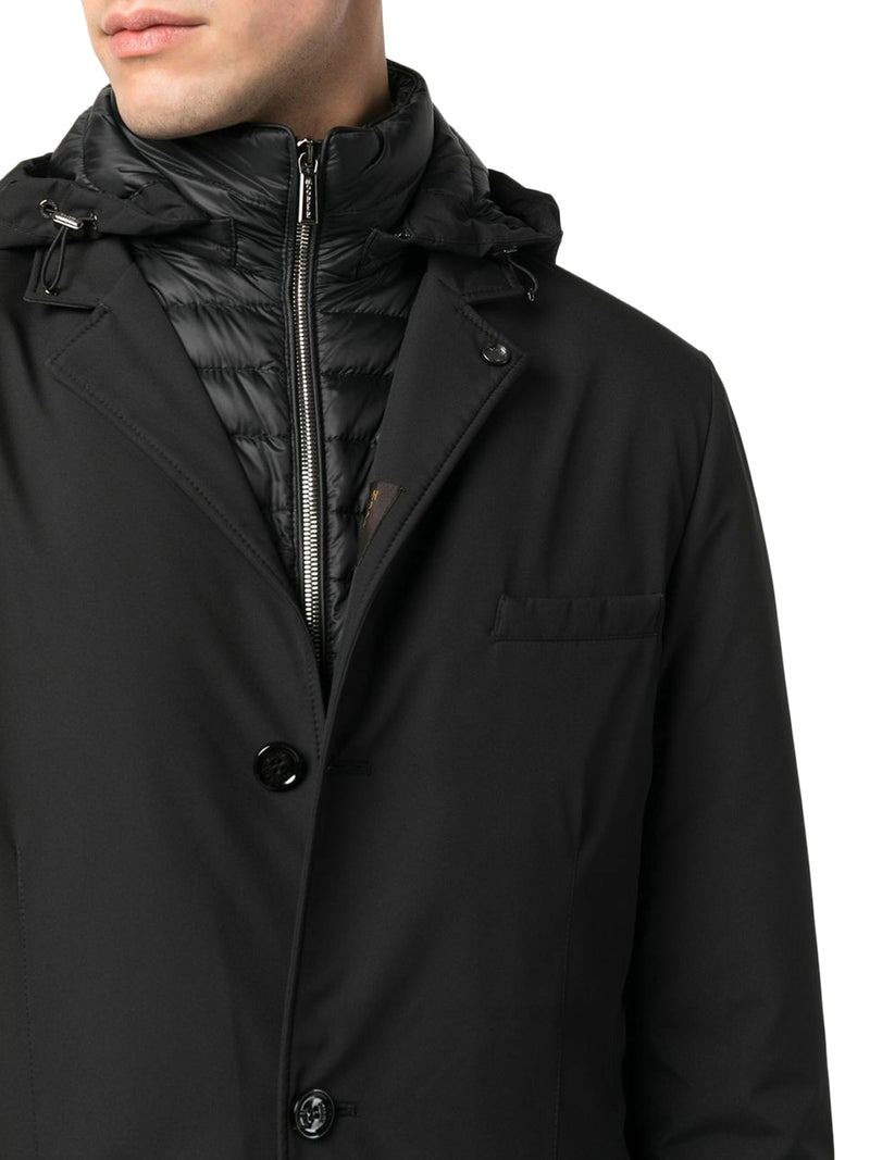 REDON-SKT COAT WITH HOOD AND BUTTONS