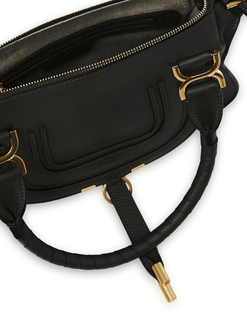 SMALL MERCIE BAG IN GRANATE LEATHER