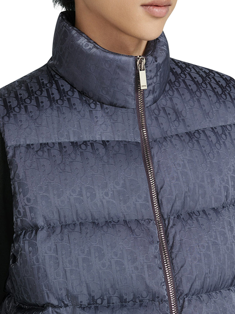 DIOR OBLIQUE SLEEVELESS DOWN JACKET
