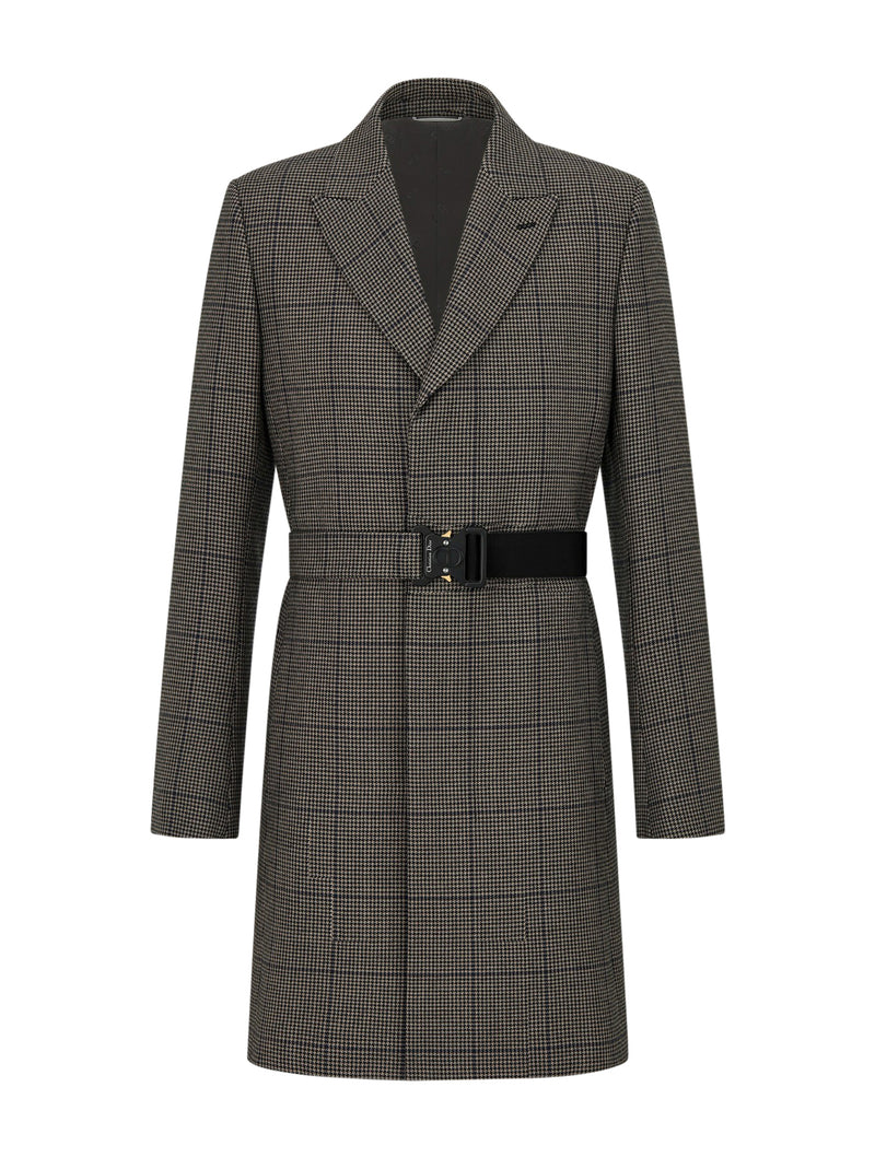COAT WITH BELT WITH