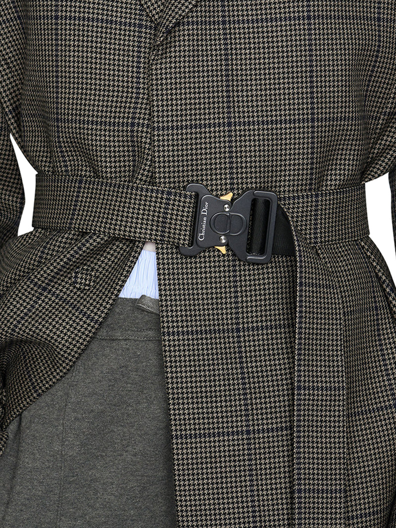 COAT WITH BELT WITH