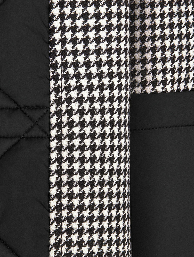 CABAN WITH MACROCANNAGE INSERTS