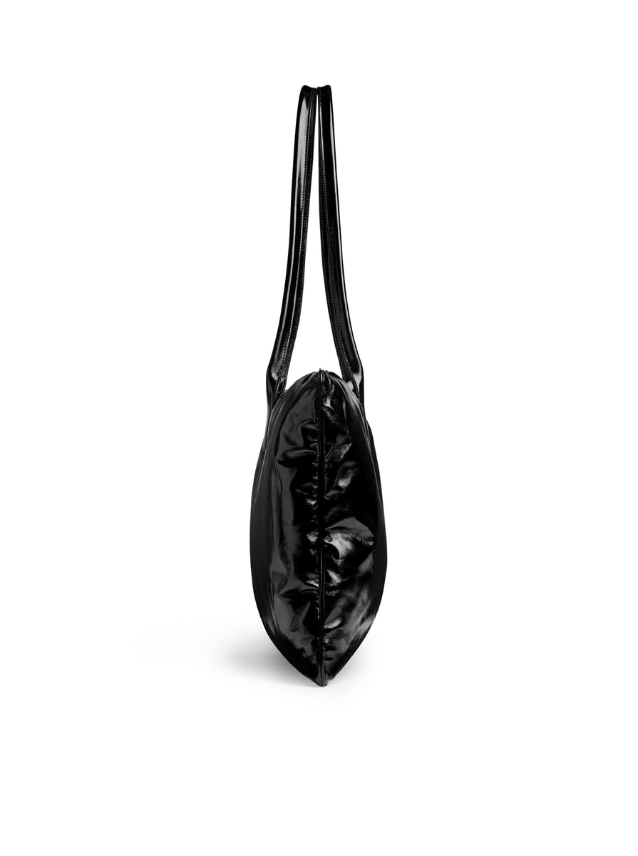 Black cloth purse, shoulder - Gem