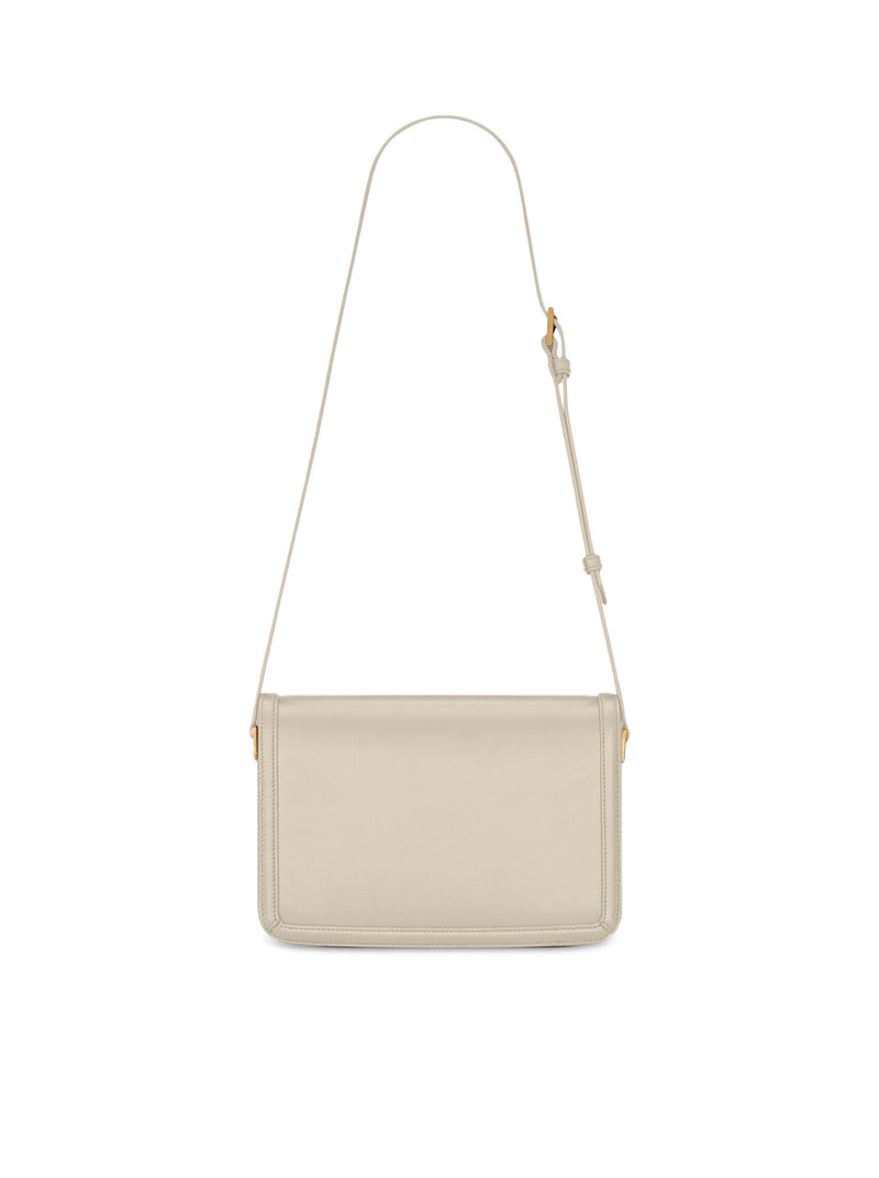 SOLFERINO MEDIUM SATCHEL BAG IN SAINT LAURENT BOX LEATHER