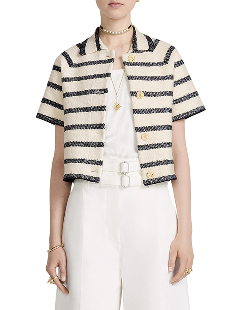 JACKET WITH SHORT SLEEVES
