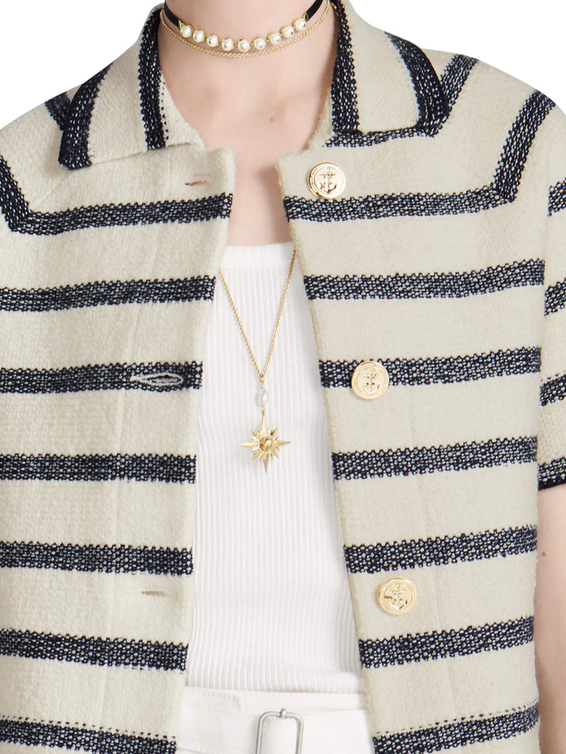 JACKET WITH SHORT SLEEVES