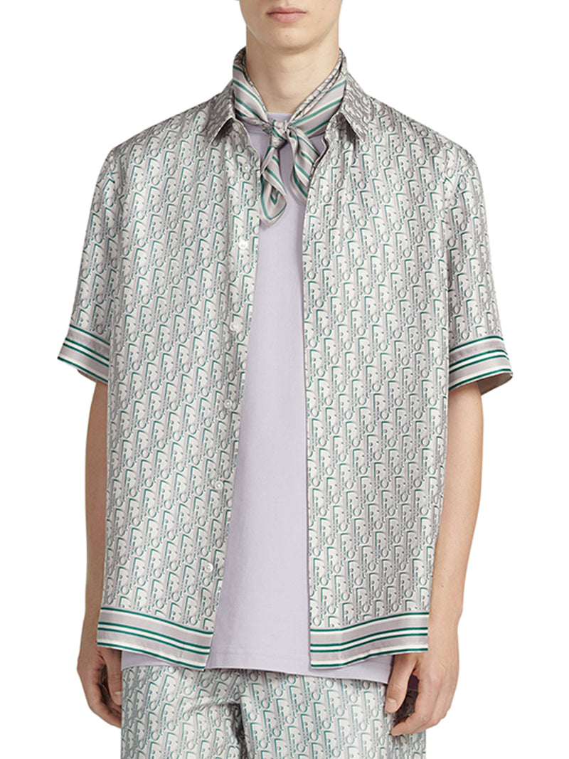DIOR OBLIQUE SHORT SLEEVED SHIRT