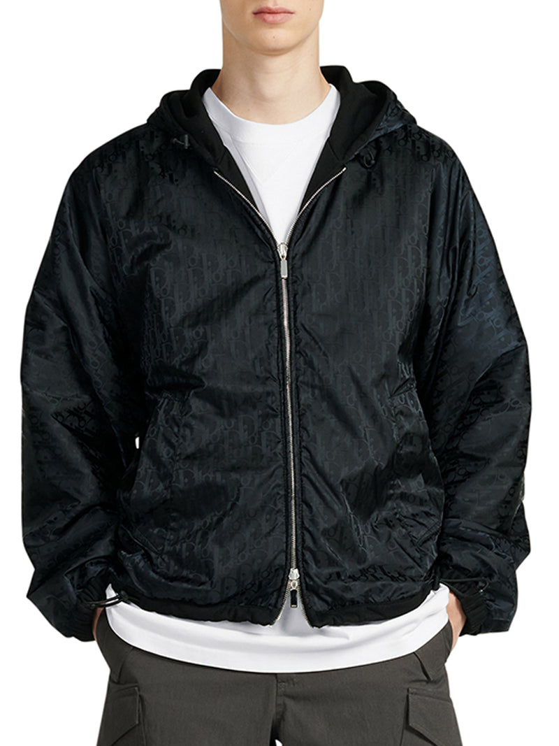 CHRISTIAN DIOR COUTURE REVERSIBLE HOODED SPORTS JACKET