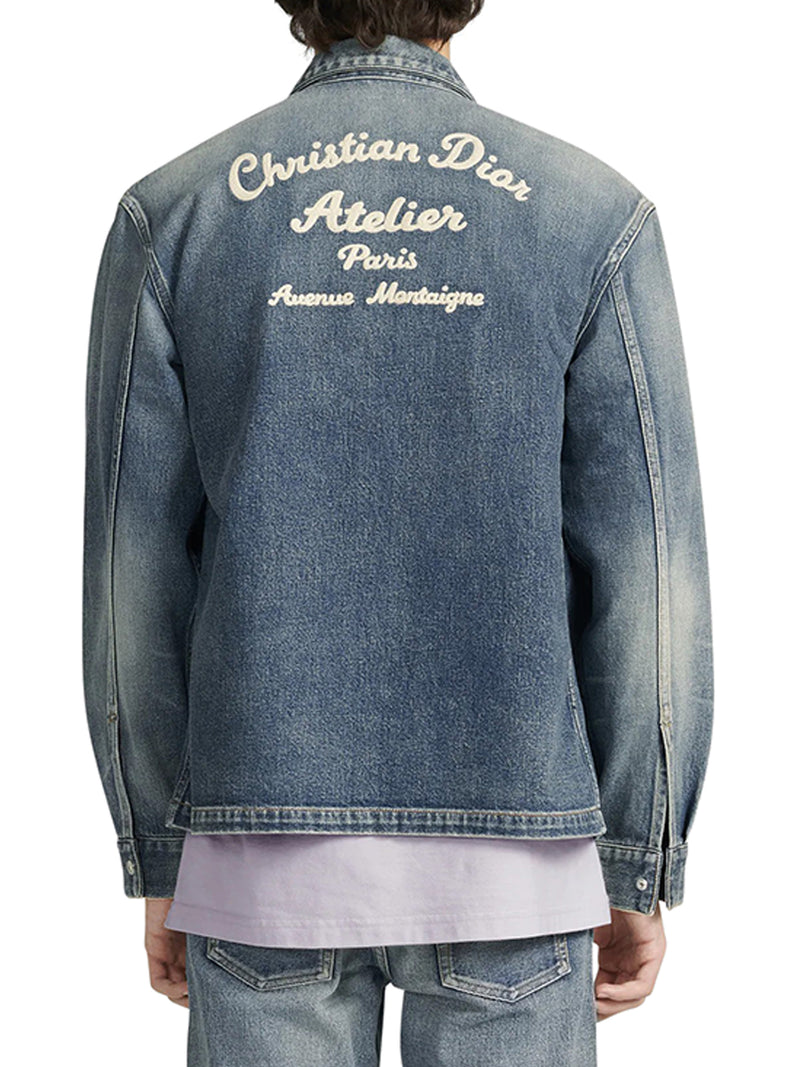 ZIPPED DENIM JACKET