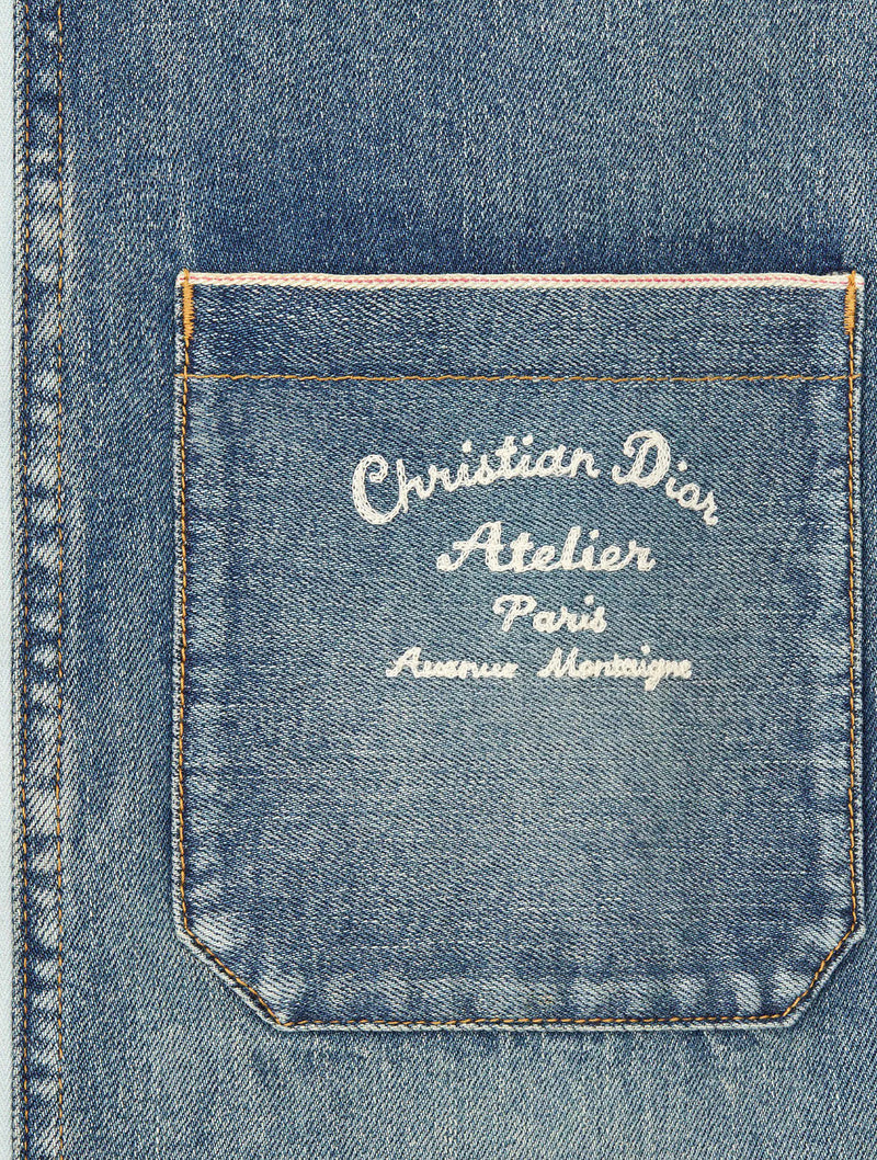 ZIPPED DENIM JACKET