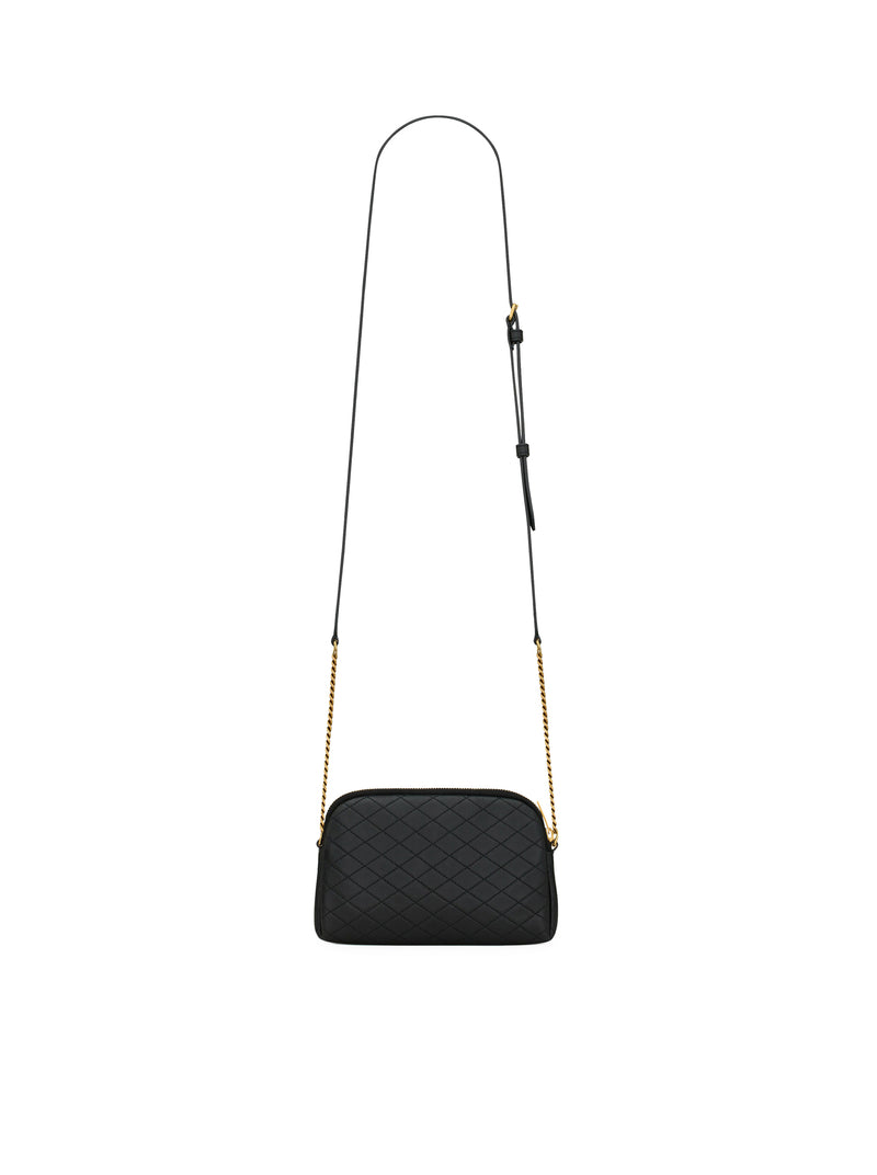CLUTCH WITH ZIP GABY IN QUILTED LAMBSKIN