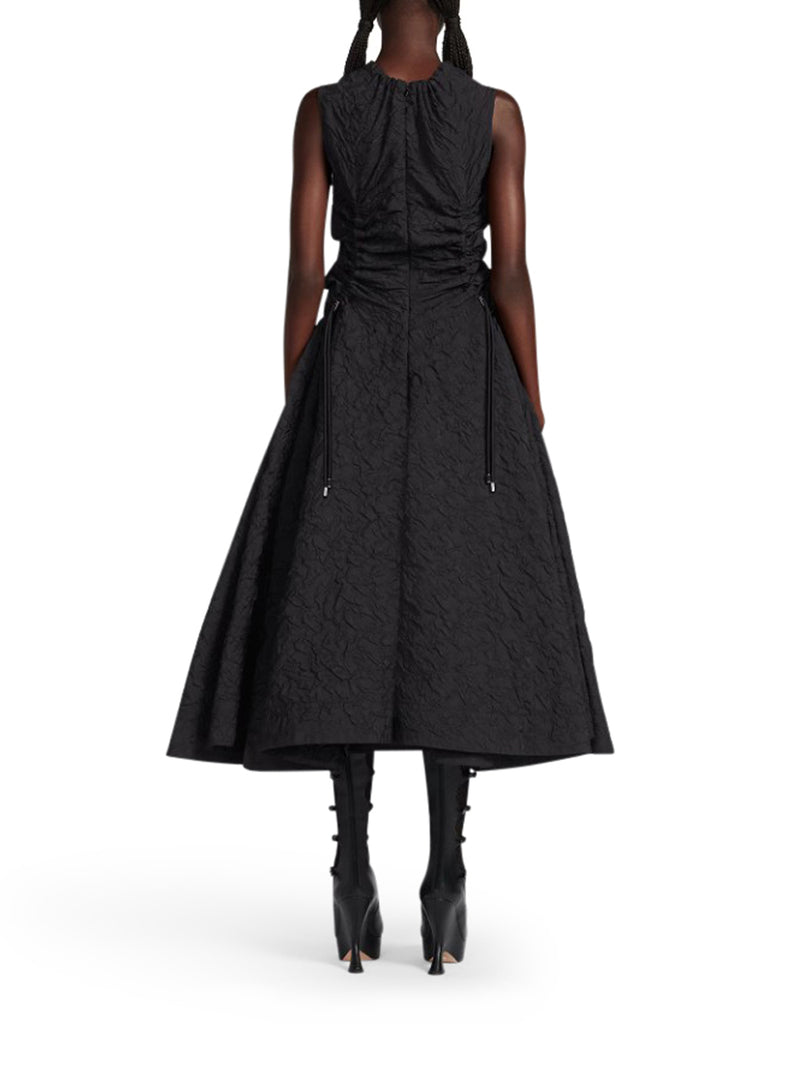 FLARED MIDI DRESS