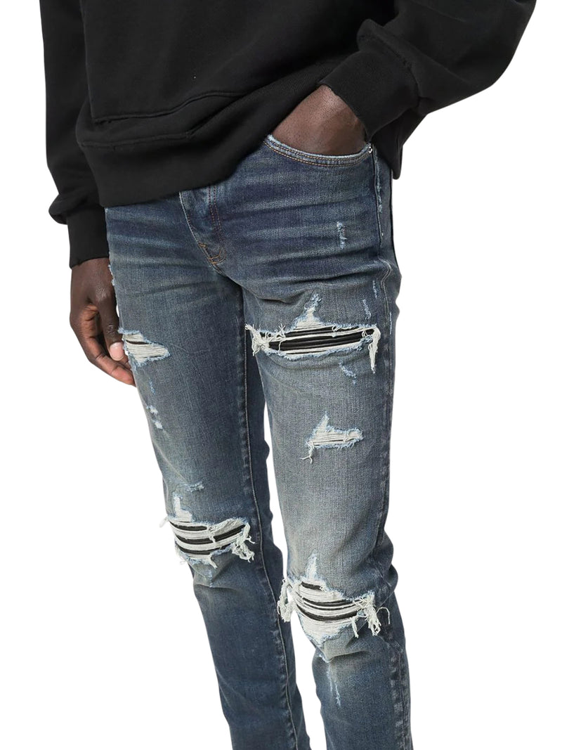 JEANS SKINNY CON ELASTICO