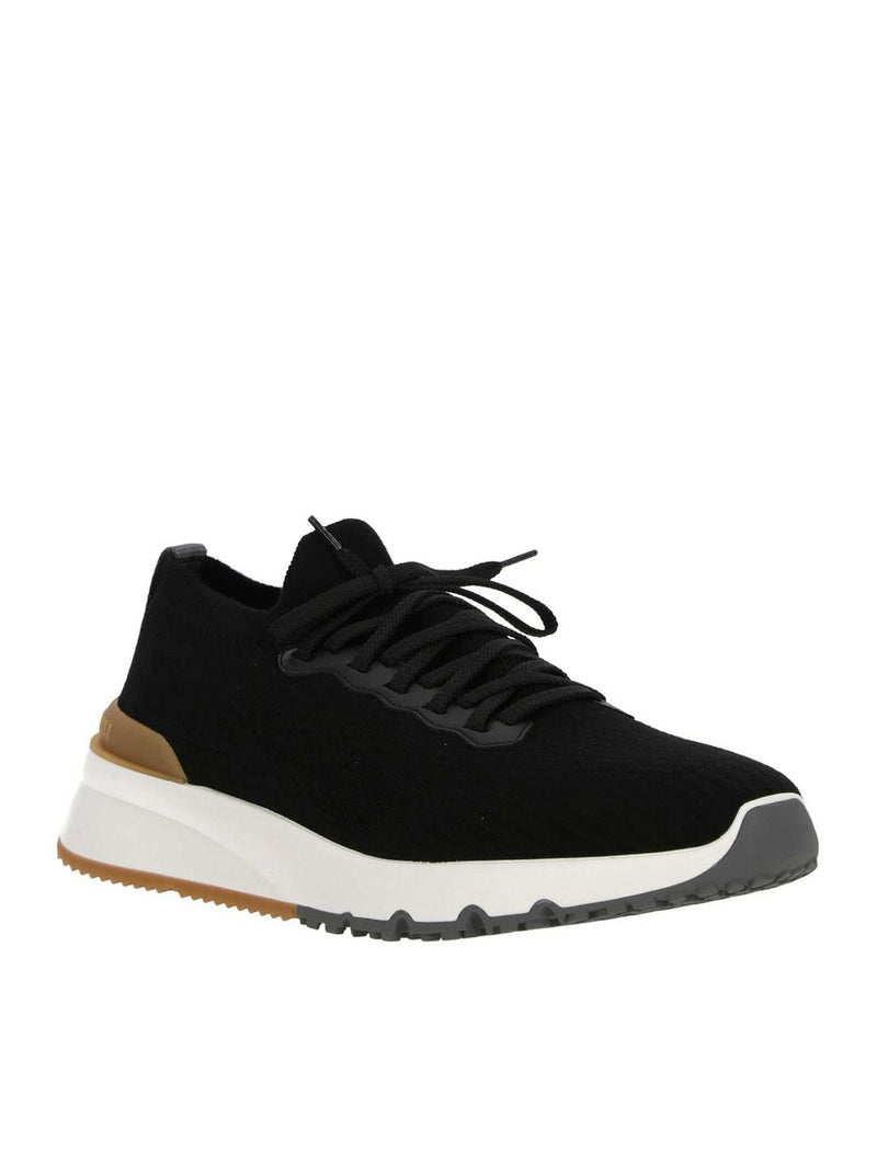 KNITTED LOW TOP SNEAKERS