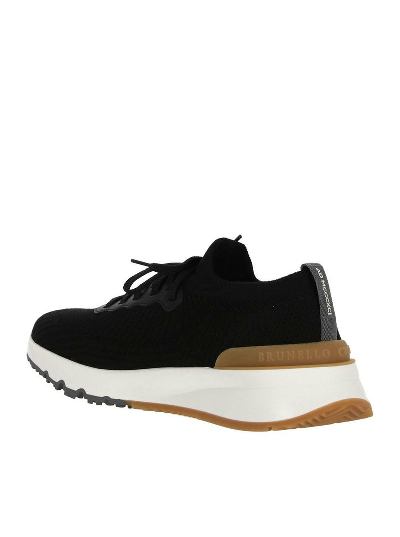 KNITTED LOW TOP SNEAKERS