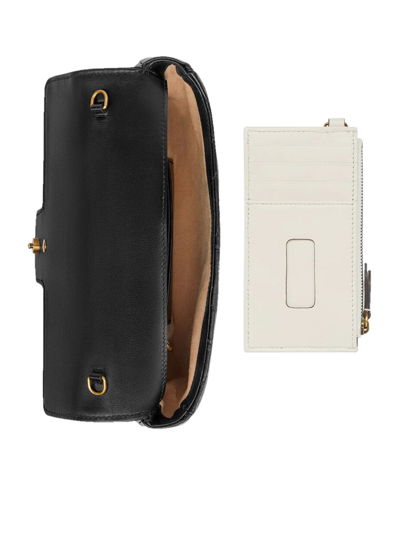 GG MARMONT MINI WALLET WITH CHAIN AND CARD HOLDER