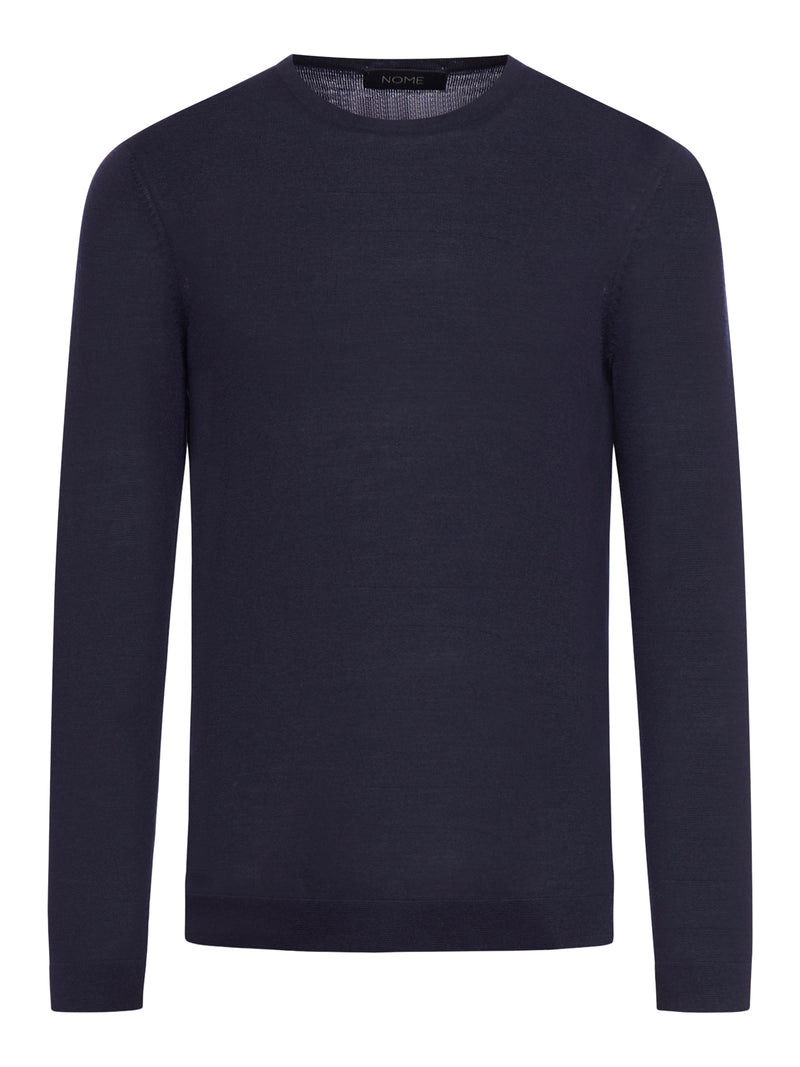 WOOL SWEATER WITH SIDE SLITS