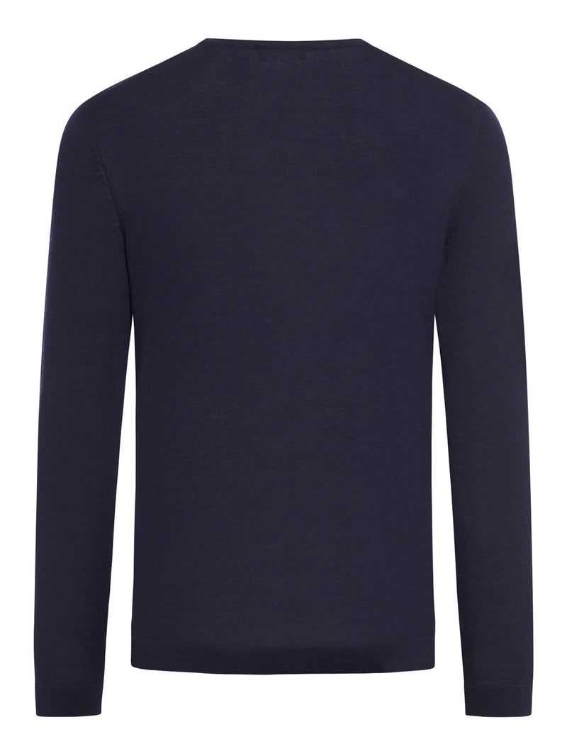 WOOL SWEATER WITH SIDE SLITS