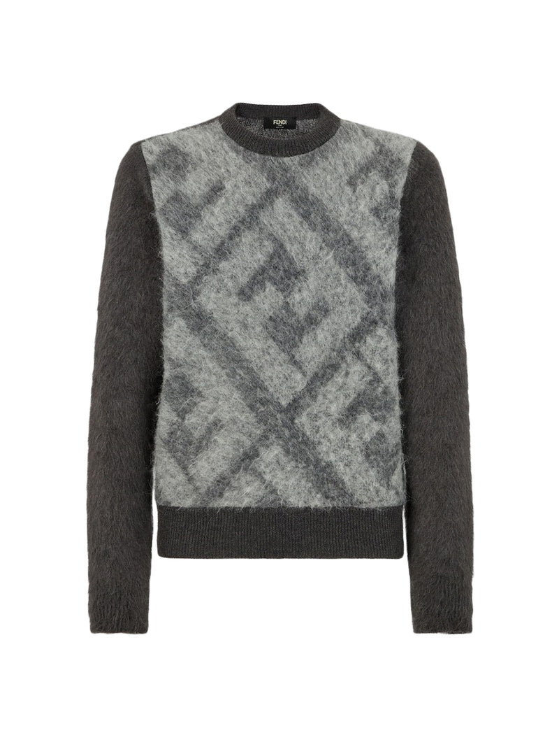 Gray alpaca sweater