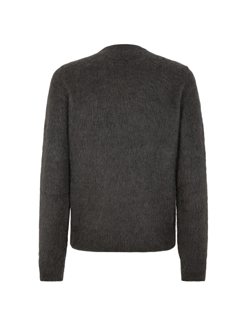 Gray alpaca sweater