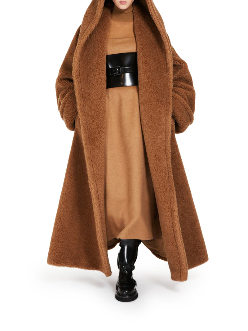 Oversized Teddy wrap coat