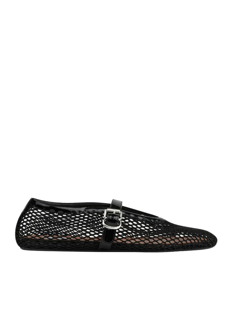 FLAT MESH BALLERINAS