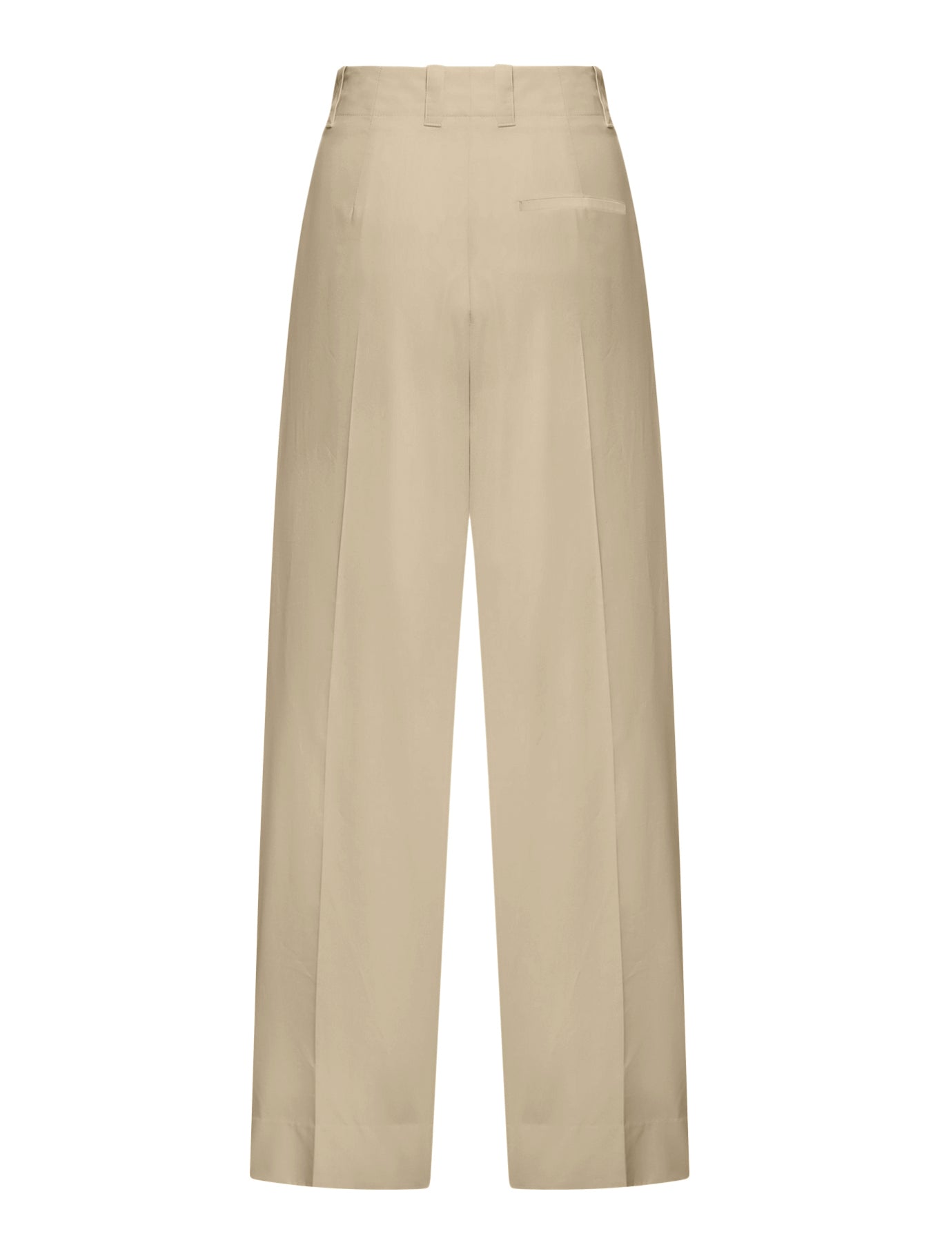 Silk and cotton trousers