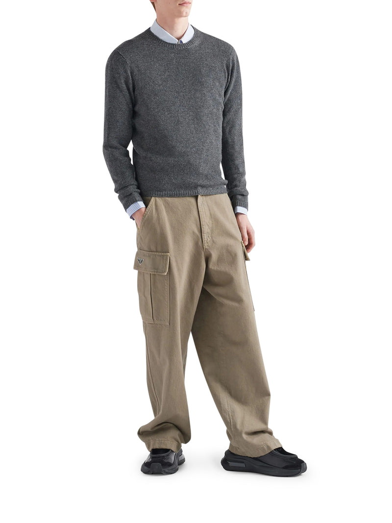 CREW NECK CASHMERE SWEATER