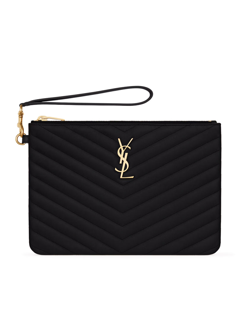 CASSANDRE MATELASSÉ QUILTED LEATHER POUCH