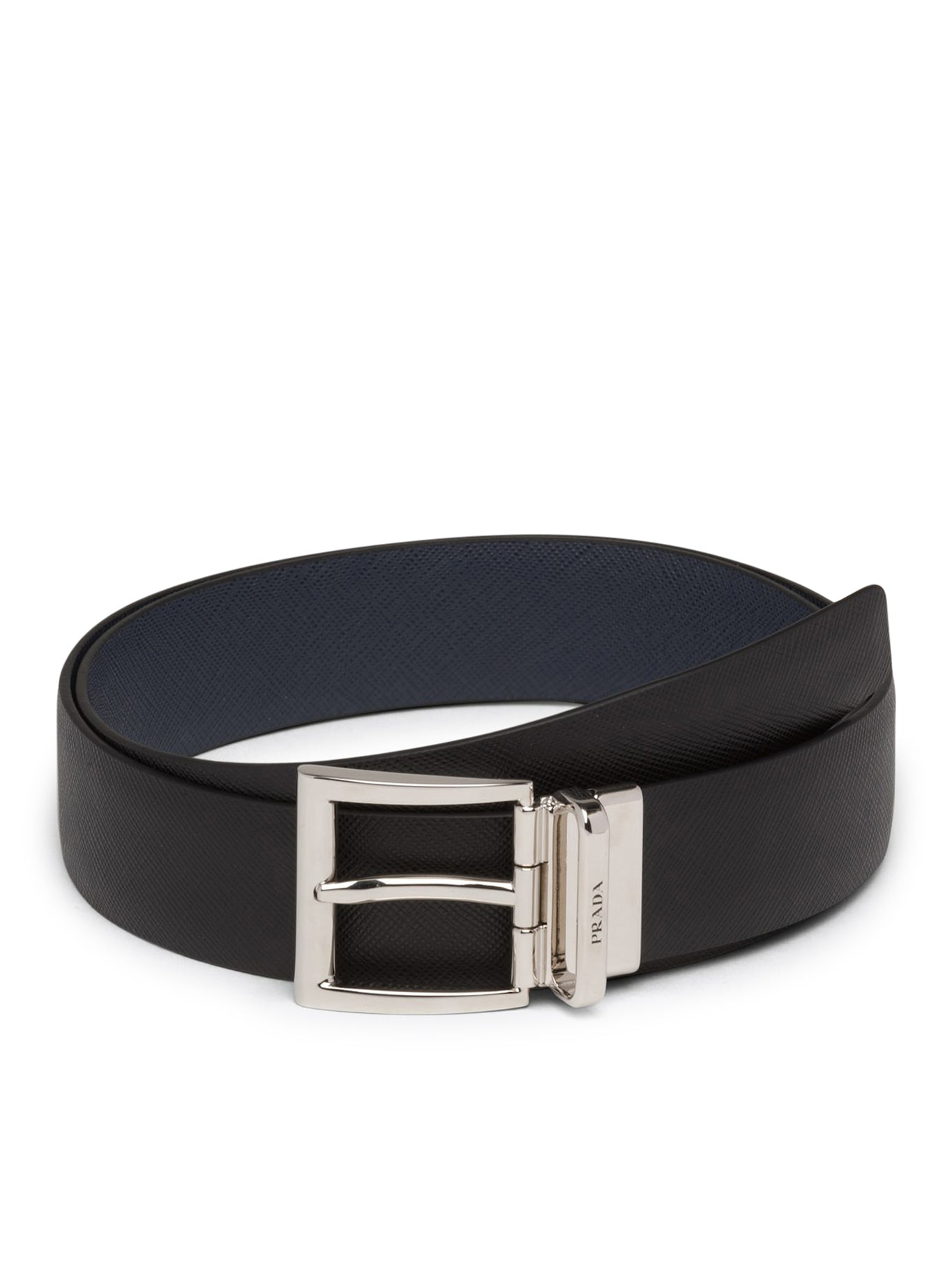 REVERSIBLE SAFFIANO LEATHER BELT