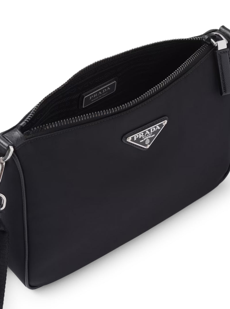 RE-NYLON AND SAFFIANO SHOULDER BAG