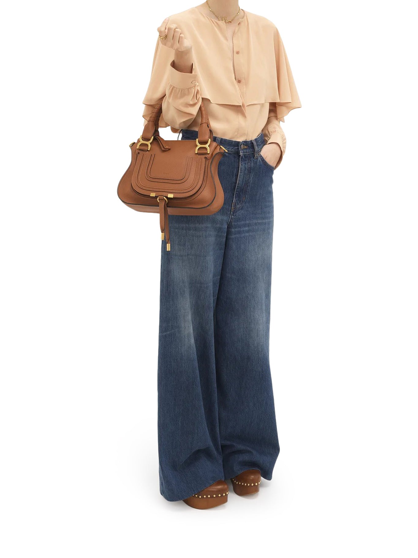 SMALL MERCIE BAG IN GRANATE LEATHER